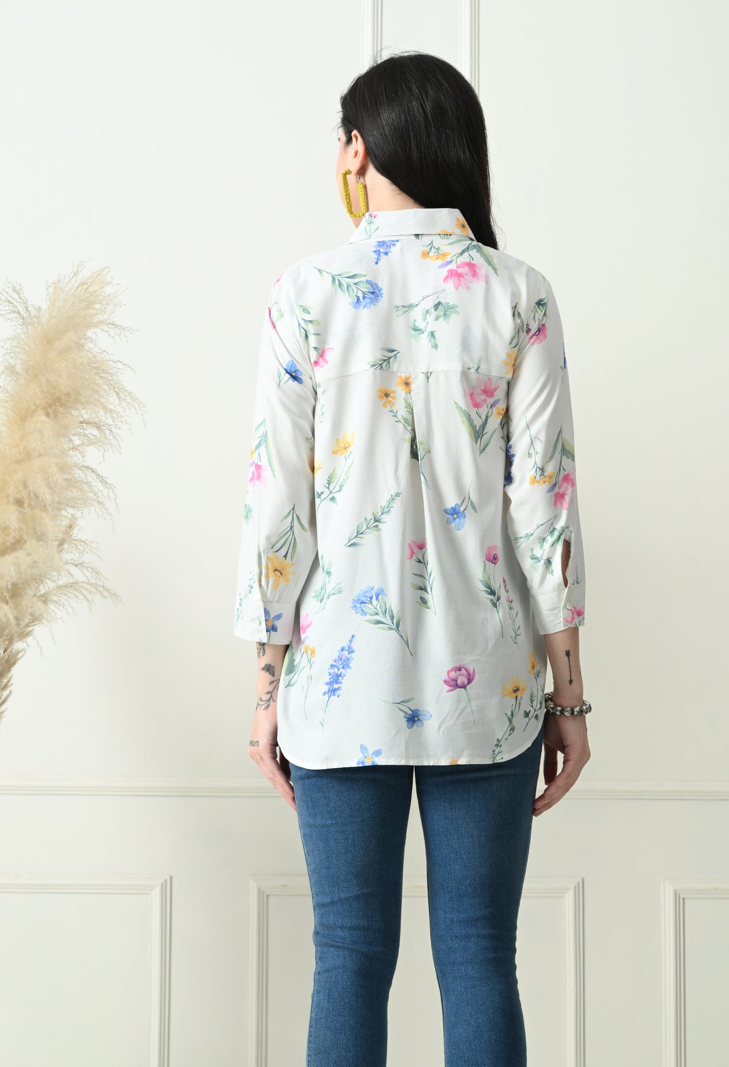 Ivory Bloom Shirt