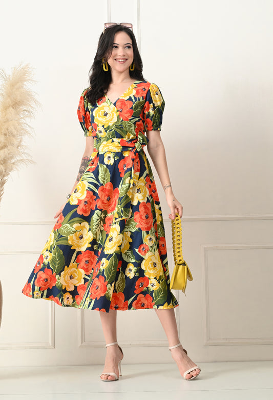Fresh Florals Midi