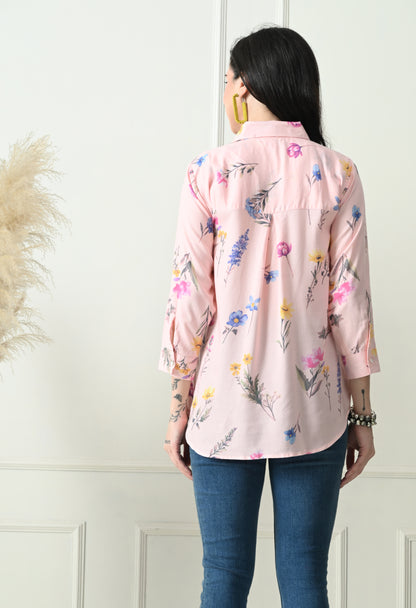 Blush Flora Shirt