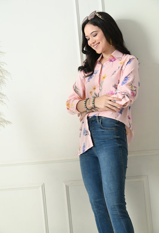 Blush Flora Shirt