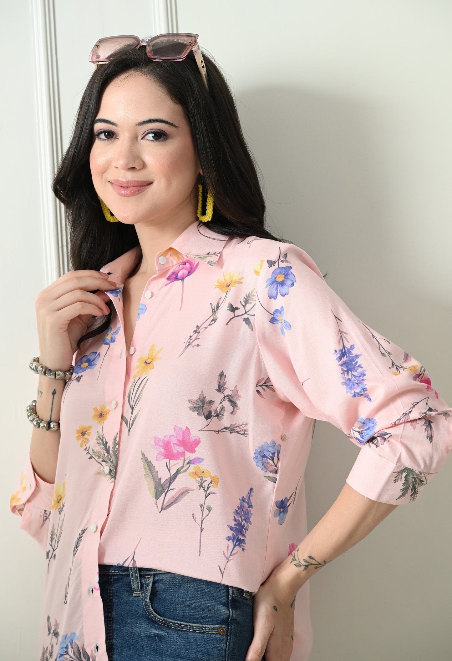 Blush Flora Shirt
