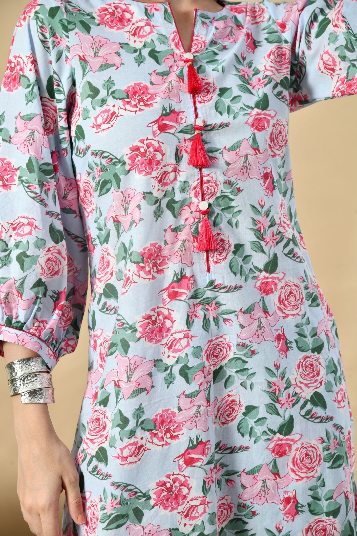 Blue Floral Coord Set