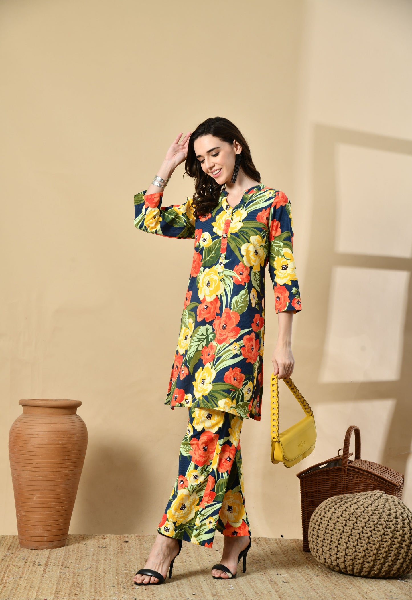 Yellow Bloom Coord Set