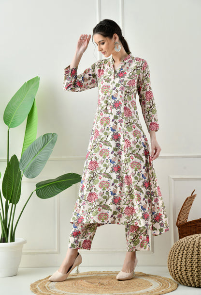 Floral A-Line Coord Set