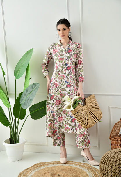 Floral A-Line Coord Set