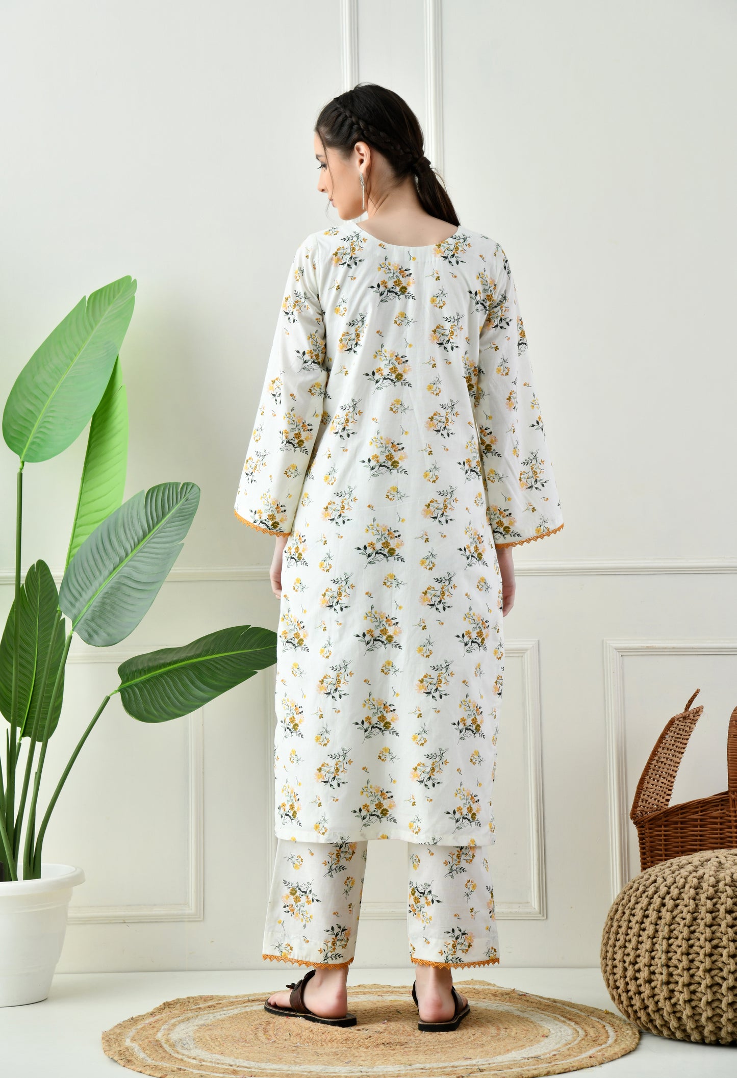 Ivory Floral Lace Co-ord