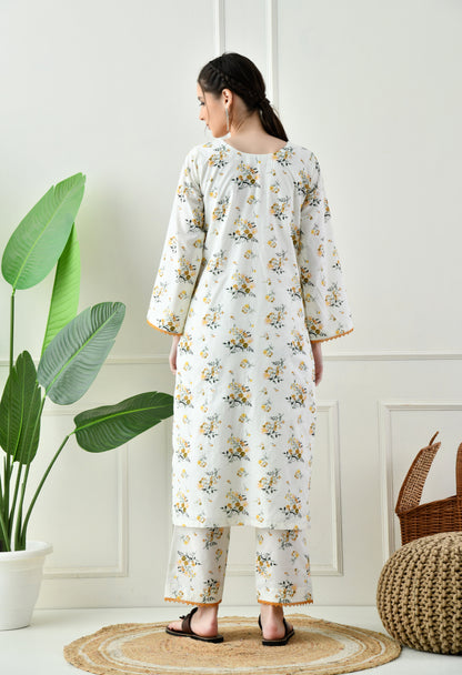 Ivory Floral Lace Co-ord