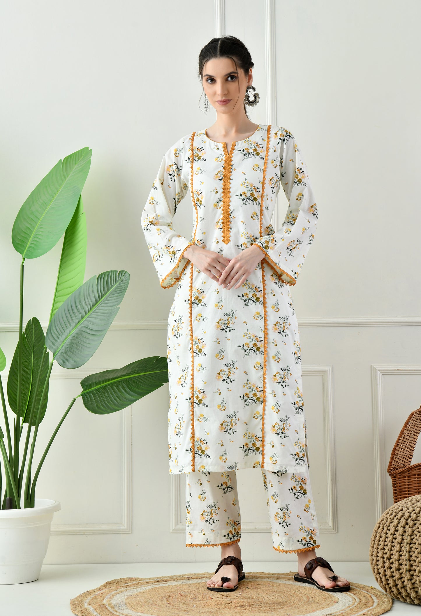 Ivory Floral Lace Co-ord