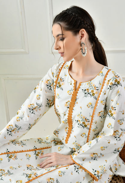 Ivory Floral Lace Co-ord