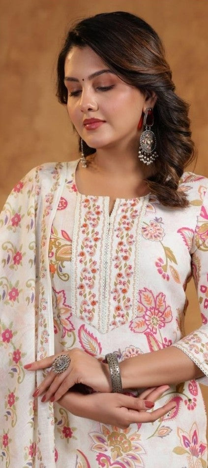 Cotton Linen Suit Set