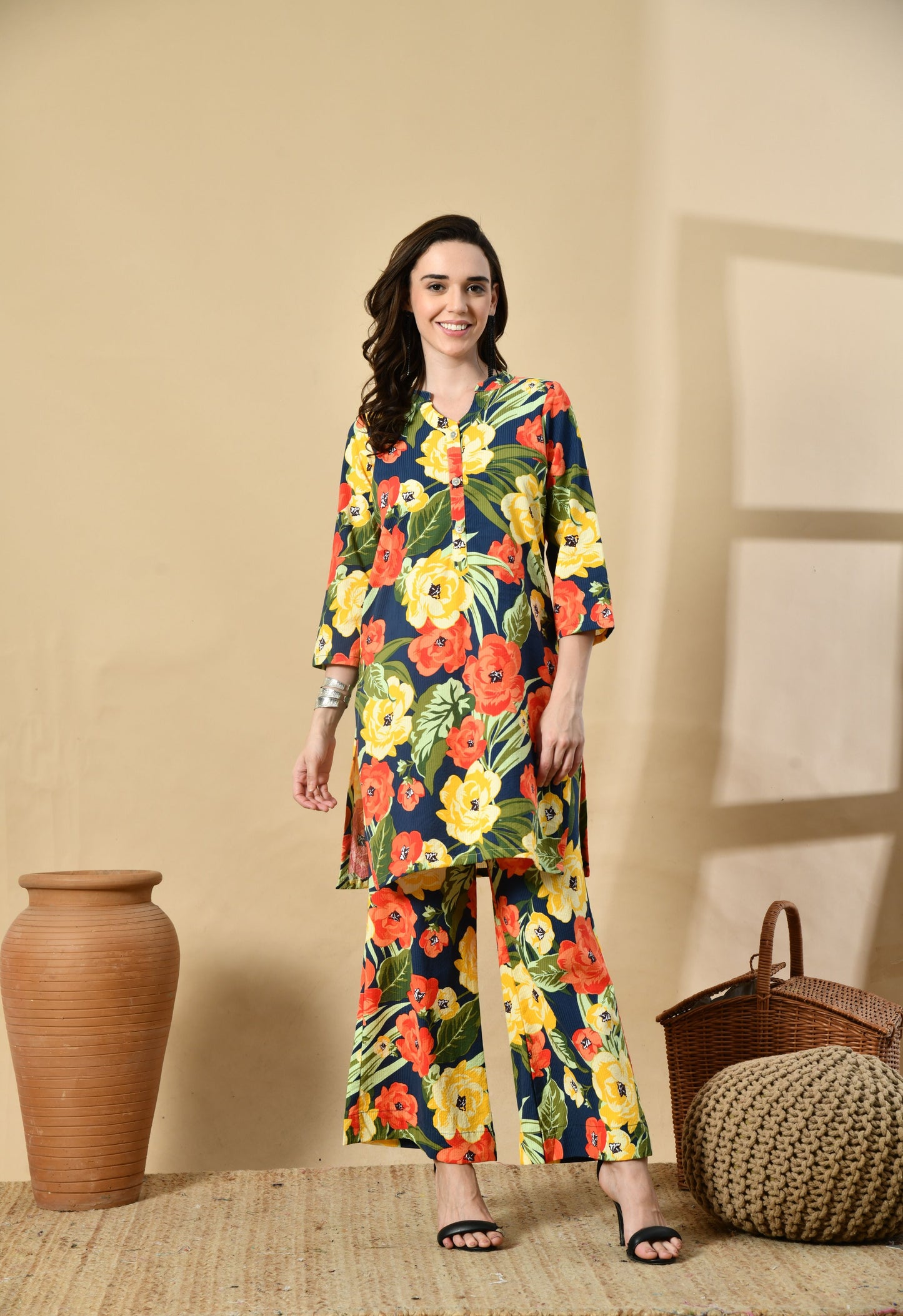 Yellow Bloom Coord Set